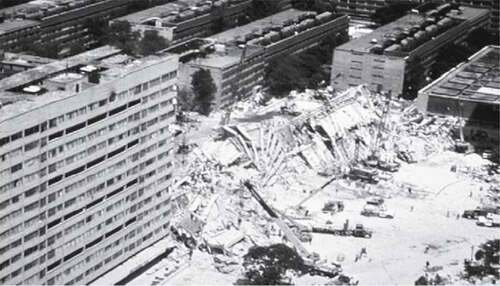 Figure 1. Buildings collapsed in Mexico earthquake (1985).