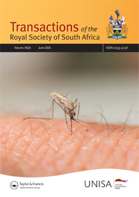 Cover image for Transactions of the Royal Society of South Africa, Volume 76, Issue 2, 2021