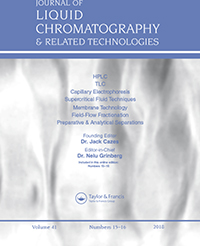 Cover image for Journal of Liquid Chromatography & Related Technologies, Volume 41, Issue 15-16, 2018