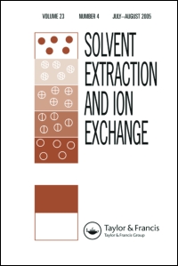 Cover image for Solvent Extraction and Ion Exchange, Volume 35, Issue 4, 2017