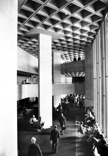 Figure 12. National Theatre, London, 1976 (Lasdun Archive / RIBA Collections).