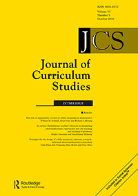 Cover image for Journal of Curriculum Studies, Volume 53, Issue 5, 2021