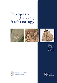 Cover image for European Journal of Archaeology, Volume 7, Issue 3, 2004