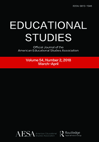 Cover image for Educational Studies, Volume 54, Issue 2, 2018