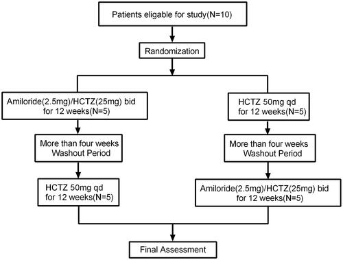 Figure 1. Flow chart of the patients enrolled in the study.