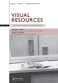 Cover image for Visual Resources, Volume 32, Issue 3-4, 2016