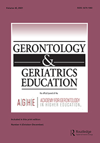 Cover image for Gerontology & Geriatrics Education, Volume 42, Issue 4, 2021