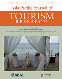 Cover image for Asia Pacific Journal of Tourism Research, Volume 23, Issue 10, 2018