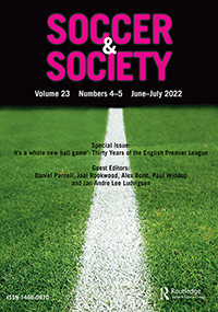 Cover image for Soccer & Society, Volume 23, Issue 4-5, 2022