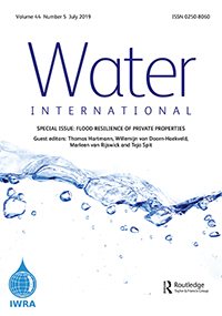 Cover image for Water International, Volume 44, Issue 5, 2019