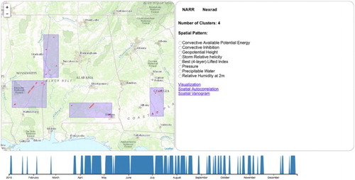 Figure 13. User interface of the FunnelCloud system.