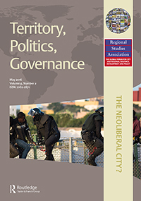 Cover image for Territory, Politics, Governance, Volume 4, Issue 2, 2016