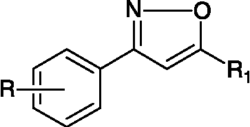Figure 7 Core Structure of isoxazole derivatives.