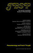 Cover image for Journal of the British Society for Phenomenology, Volume 35, Issue 3, 2004