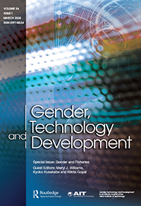 Cover image for Gender, Technology and Development, Volume 24, Issue 1, 2020