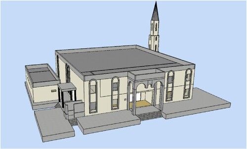 Figure 3. An illustration of a 3D model of the considered building.