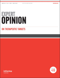 Cover image for Expert Opinion on Therapeutic Targets, Volume 24, Issue 7, 2020