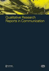Cover image for Qualitative Research Reports in Communication, Volume 23, Issue 1, 2022
