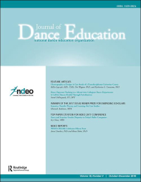 Cover image for Journal of Dance Education, Volume 10, Issue 1, 2010