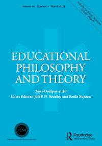 Cover image for Educational Philosophy and Theory, Volume 56, Issue 3, 2024