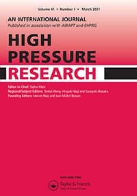 Cover image for High Pressure Research, Volume 41, Issue 1, 2021