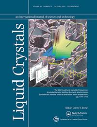 Cover image for Liquid Crystals, Volume 49, Issue 13, 2022