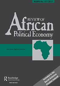 Cover image for Review of African Political Economy, Volume 44, Issue 151, 2017