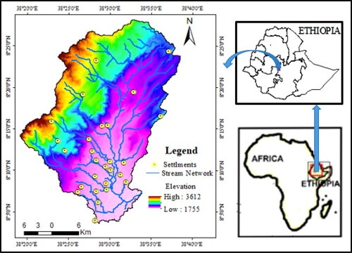 Figure 1. Location map of the study area.