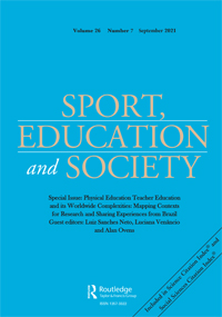 Cover image for Sport, Education and Society, Volume 26, Issue 7, 2021
