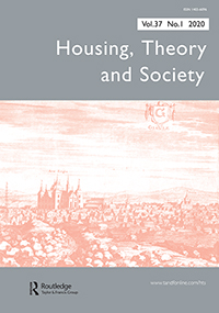 Cover image for Housing, Theory and Society, Volume 37, Issue 1, 2020
