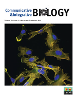 Cover image for Communicative & Integrative Biology, Volume 5, Issue 6, 2012