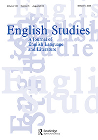Cover image for English Studies, Volume 100, Issue 5, 2019
