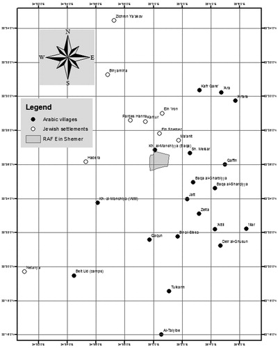 Figure 1. General location map of sites mentioned in the text.