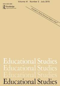 Cover image for Educational Studies, Volume 41, Issue 3, 2015