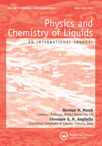 Cover image for Physics and Chemistry of Liquids, Volume 53, Issue 4, 2015