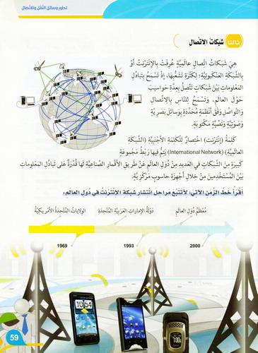 Figure 9. Page of the text book for 5th grade pupils explaining the use of new technologies (Ministry of Education, Citation2017).