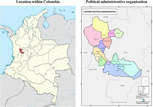 Figure 2. Map of the State of Risaralda. Source: Instituto Geográfico Agustín Codazzi – IGAC.