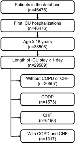 Figure 1 Inclusion of the study subjects.