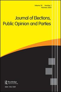 Cover image for Journal of Elections, Public Opinion and Parties, Volume 30, Issue SI1, 2020