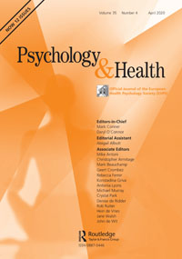 Cover image for Psychology & Health, Volume 35, Issue 4, 2020