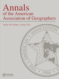 Cover image for Annals of the American Association of Geographers, Volume 109, Issue 1, 2019