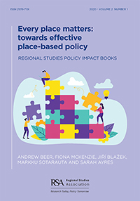 Cover image for Regional Studies Policy Impact Books, Volume 2, Issue 1, 2020