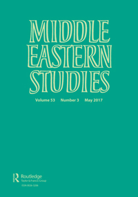 Cover image for Middle Eastern Studies, Volume 53, Issue 3, 2017