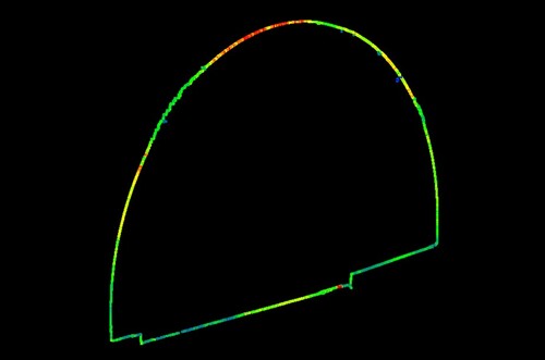 Figure 9. Joint extraction result from MMS point cloud.