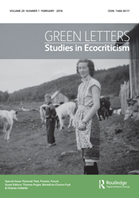 Cover image for Green Letters, Volume 20, Issue 1, 2016