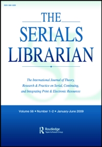 Cover image for The Serials Librarian, Volume 72, Issue 1-4, 2017