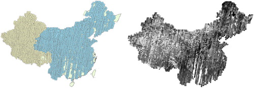 Figure 6. Overall geometric correction of ZY-3 satellite imagery of China.