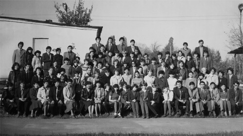 FIGURE 5. Participants at the Internationalist Seminar, Alma-Ata 1982Source: APRK, f. 9, op. 32, d. 23 (Photographs of the seminar on the internationalist education of youth).