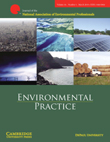 Cover image for Environmental Practice, Volume 16, Issue 1, 2014