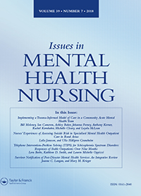 Cover image for Issues in Mental Health Nursing, Volume 39, Issue 7, 2018